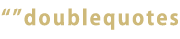 doublequotationmarks