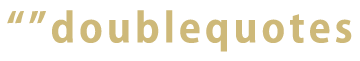 doublequotationmarks